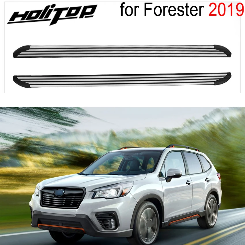 

Hottest running board nerf bar foot board for Subaru Forester 2019+,Original car size,100% nice compatibility.sales promoted