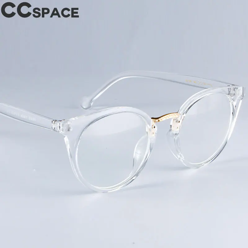 Розовые прозрачные оправа круглый кошачий глаз очки оправа для женщин УФ Защита оптические очки модные очки 45096