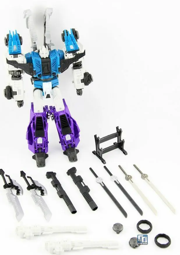 

Transformation Robot CD Clone Droid Sixshot Action Figure In Stock