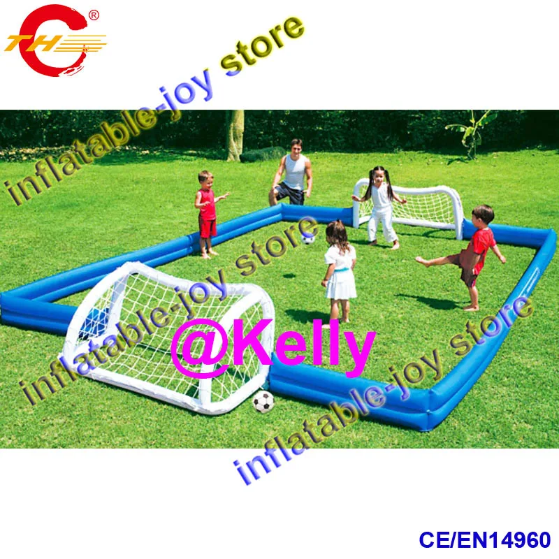 free air shipping mini inflatable football court, inflatable football pitch for kids, small
