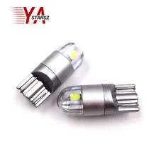 New Car Styling W5W LED 1x T10 3030 2SMD Auto Lamps 168 194 Bulb Plate Light Parking Fog Light Auto Univera Cars Light