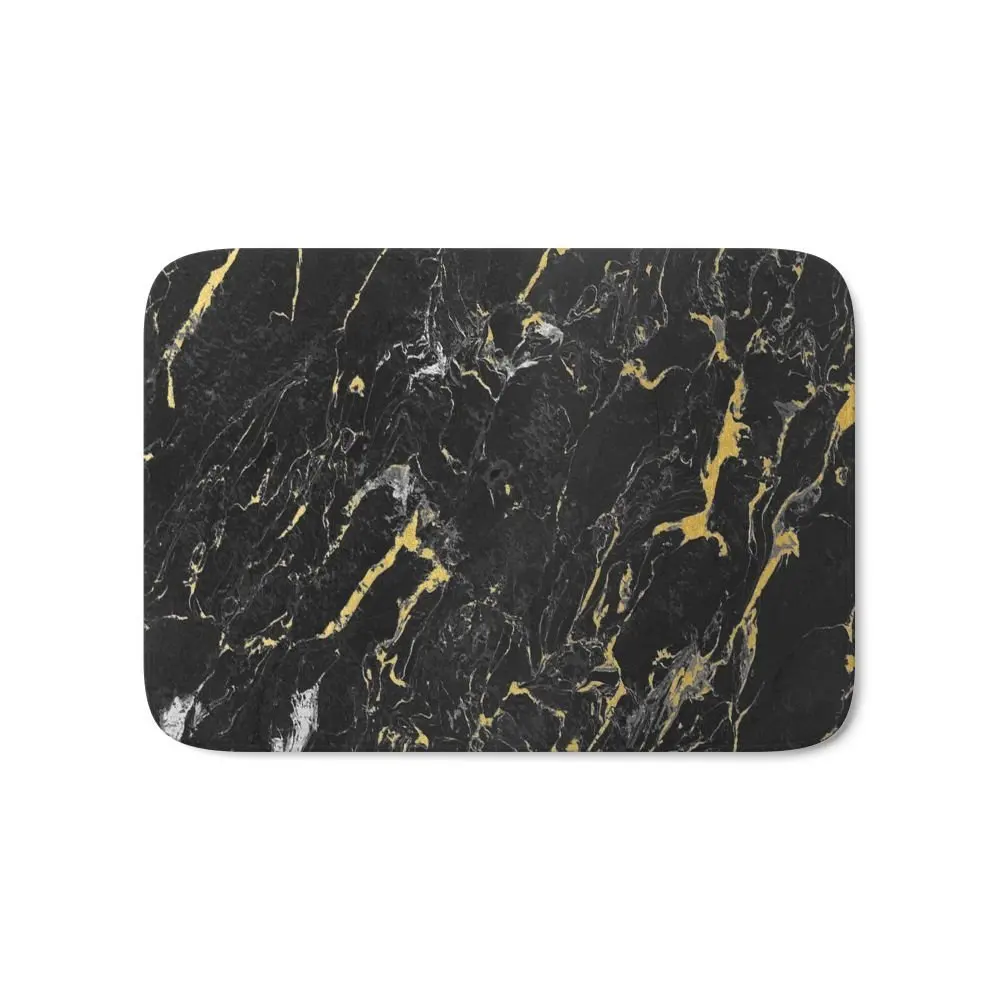 Золотой Черный Мраморный коврик для ванной|black bath mat|mat matmat black |