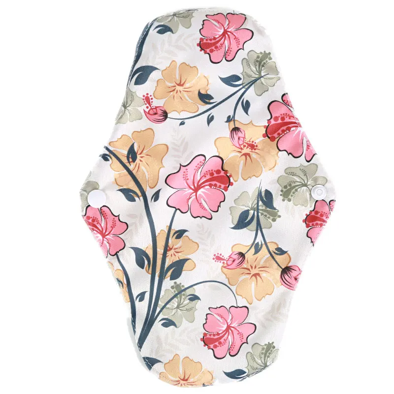 [simfamily]7Pcs Regular Flow Menstrual Pads Set Resualable Waterproof Bamboo Material Inner Daily Use, Selling