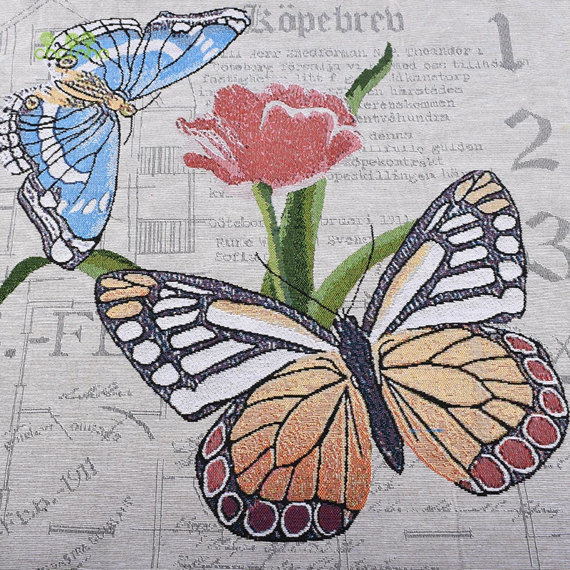 Chainho, сова и бабочка, окрашенная в пряже полиэфирная хлопковая Лоскутная ткань, жаккардовая ткань для DIY швейной подушки, занавески, сумки материал