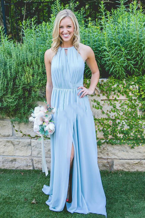 Голубое шифоновое платье. Свадебные платья голубого цвета. Нежно голубое шифоновое платье. Нежно голубое платье. Голубое платье на торжество.