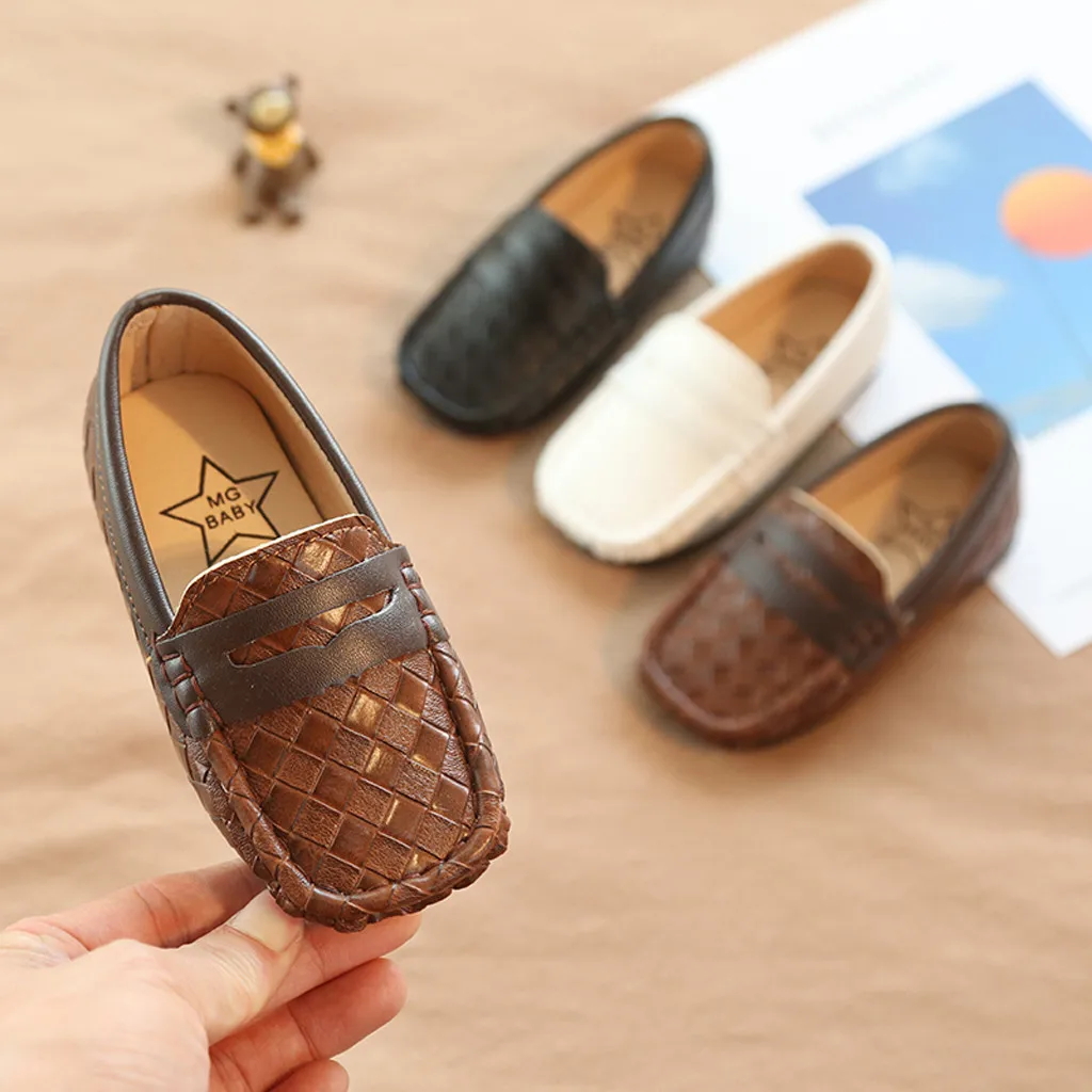 

Kids Shoes For Girls Boys Moccasins Soft Leather Shoes for Wedding Party Rubber Sandals Children Toddler Baby Shoes Outdoor 19Jl