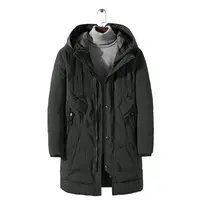 Winter Parka Men Thick Warm Long Men Winter Jacket Coat Casual Slim Hooded Male Overcoat