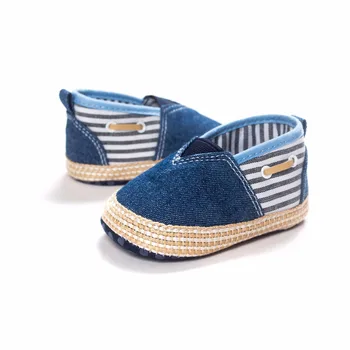 

Handmade High Quality Canvas Patchwork Baby Boy Shoes Fashion Shallow Slip-On First Walkers Spring/Autumn Baby Casual Shoes