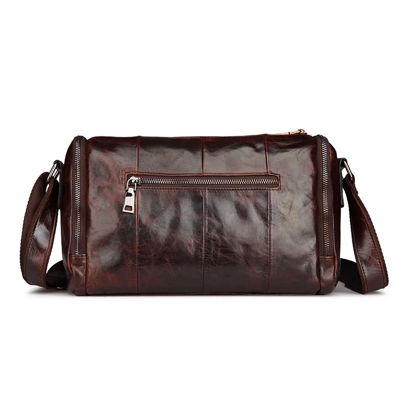 

Genuine Leather Vintage Men Bags Men Messenger bags Business Men's travel bag man leather crossbody shoulder bag Handbags