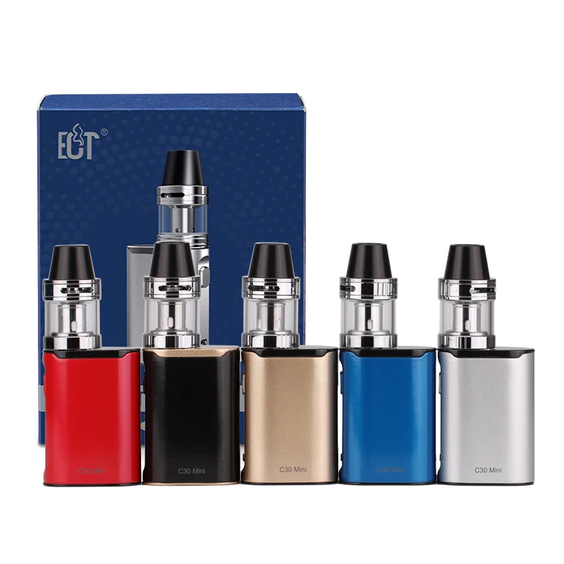 ECT C30 mini 30w Original e cigarette start kit vape box