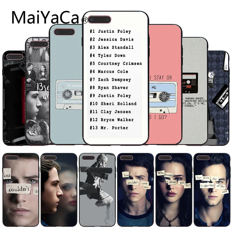 

MaiYaCa For iphone 7 6 X Case 13 Reasons Why New Design Phone Case For iphone 6 6s 6plus 6S plus 7plus 8 8plus 5 5s XS XR XSMAX