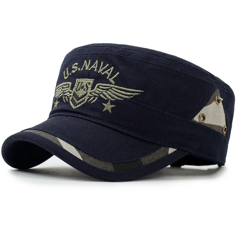 KUYOMENS Unisex Embroidery Youth Letter Baseball Cap Cotton Flat Casual