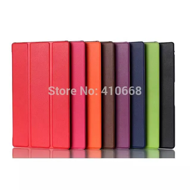 

For sony z3 compact case Magnetic Smart PU leather Case cover For Sony Xperia Z3 Compact tablet cover case Auto Wake/Sleep