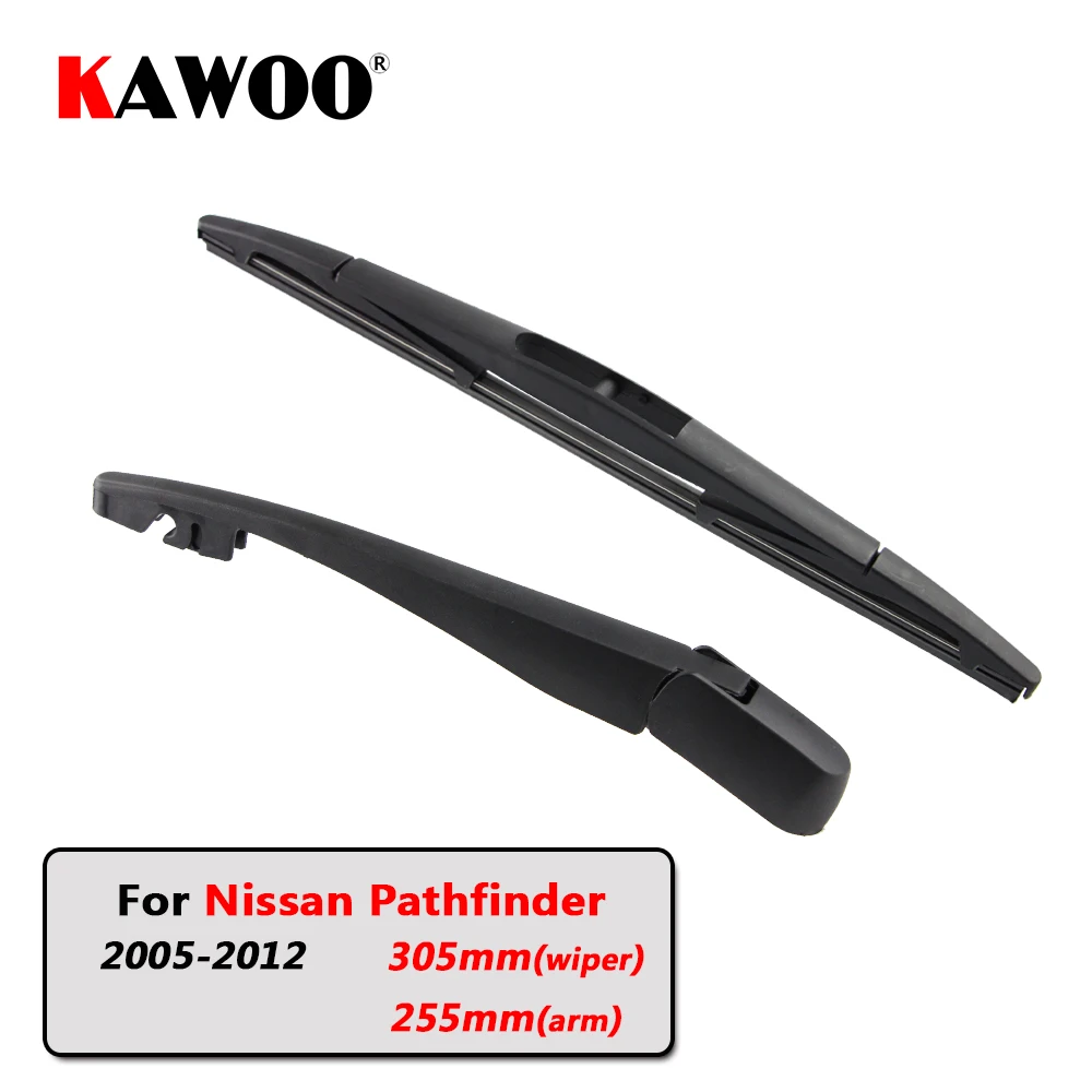 KAWOO Car Rear Wiper Blade Blades Back Window Wipers Arm For Nissan