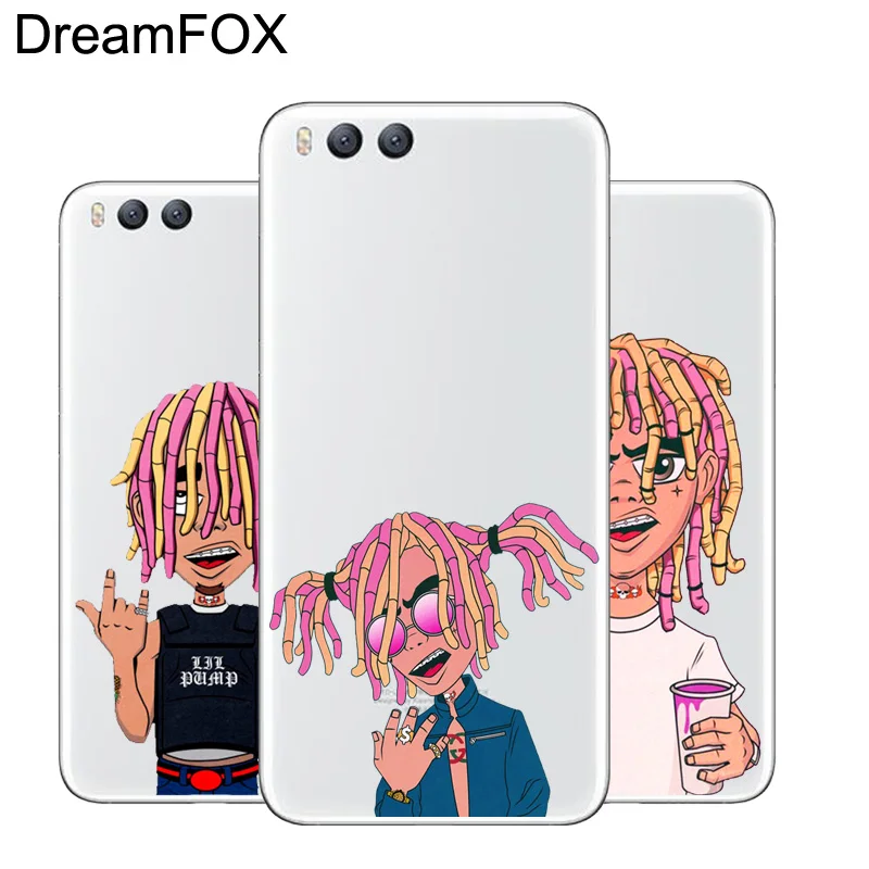 DREAMFOX M523 Lil Pump Soft TPU Silicone Case Cover For Xiaomi Mi Note 2 3 4 5 6 8 SE M5 4C 4S 5C 5S 5X 6X A1 Plus |
