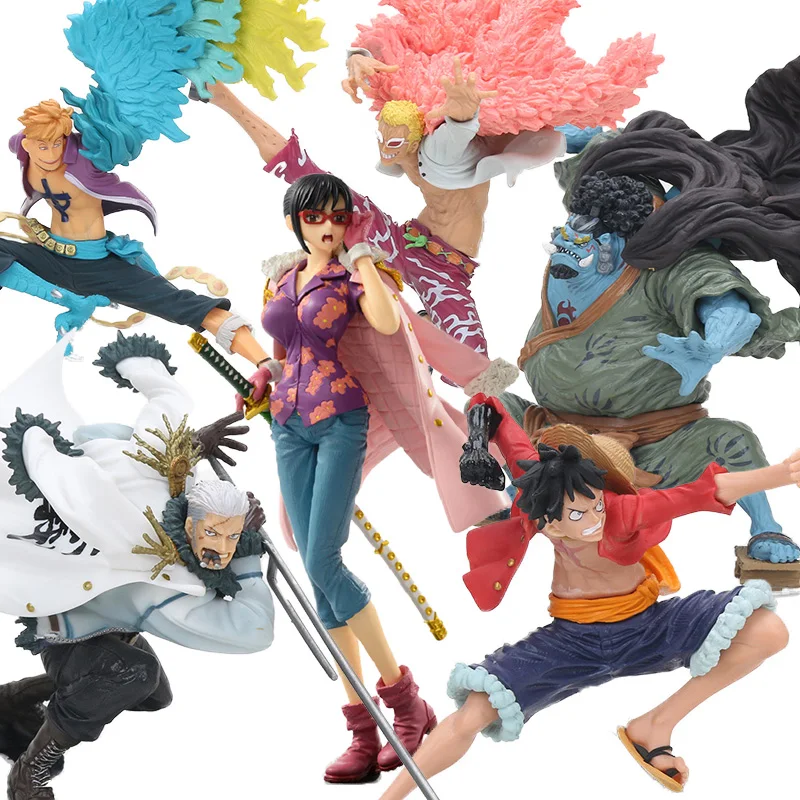 14 20 см цельные скульптуры большой Zoukeiou 6 Vol.5 ПВХ фигура Обезьяна D Luffy Jinbe Doflamingo Tashigi