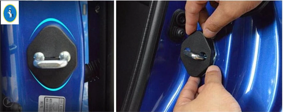 Пластиковая защитная крышка замка двери Yimaautotrims декоративная пряжка 4 шт./компл.