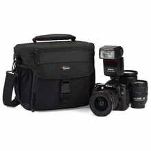 Cheaper Wholesale Genuine Lowepro Nova 180 AW Black Shoulder Digital SLR Camera Photo Backpack Bag Case With 360 All Weather Cover