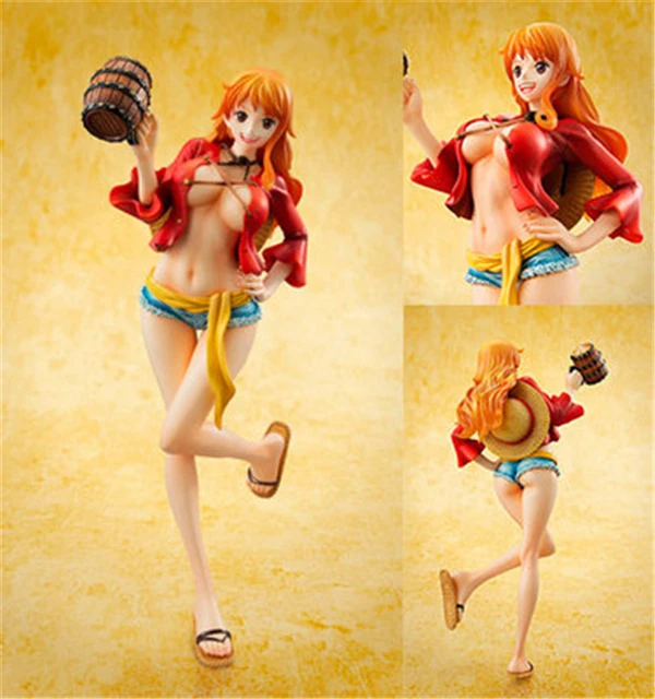 Аниме One Piece DXF Nami POP экшн фигурка нами коллекционная игрушка 22 см цельная