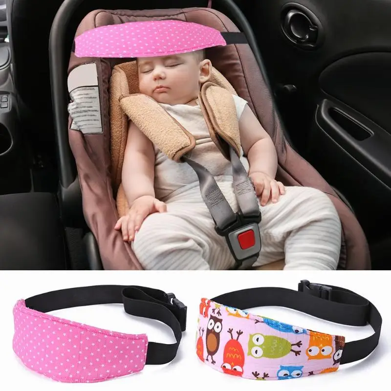 Baby Car Safety Seats Strap Sleep Positioner Belt Infants Toddler Head Support Pram Stroller Kids Adjustable Fastening Belts