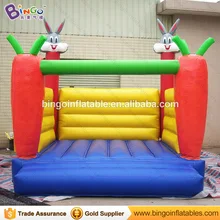 Trampoline 4 * 4 * 4M / 13 * 13 * 13ft Inflatabel Rabbit Bouncer Inflatable Trampolines Jumping Castle Outdoor Toys for Children