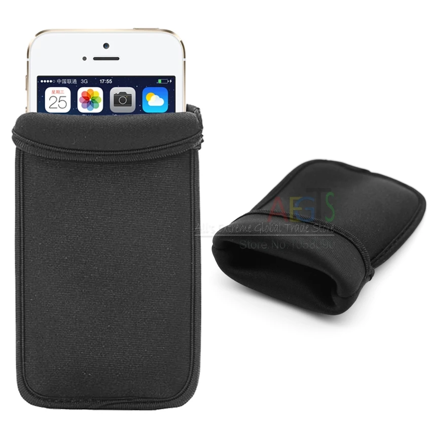 Soft Flexible Neoprene Protective Pouch Bag For Iphone Se2 5s Protect Sleeve Case For Iphone7 Plus X Iphone 11 Pull Tab Bag Cases Aliexpress