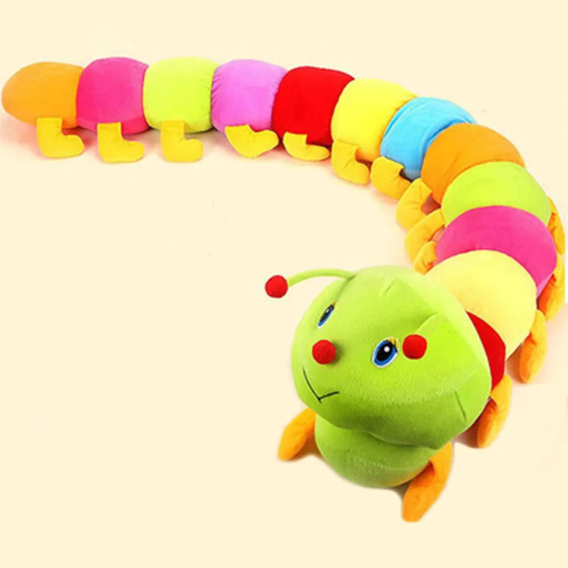 50cm lovely plush font b toy b font Pillow font b toys b font cute Inchworm