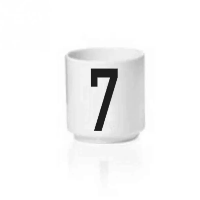 Кружка с цифрой 0-9, чашка с молоком, кофе, чашка для домашнего офиса, кружка для напитков