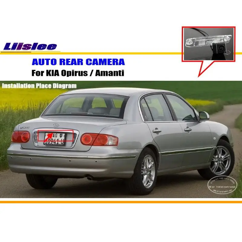 

Liislee Rear View Camera / Parking Camera / Reverse Camera For KIA Opirus / Amanti / License Plate Lamp OEM