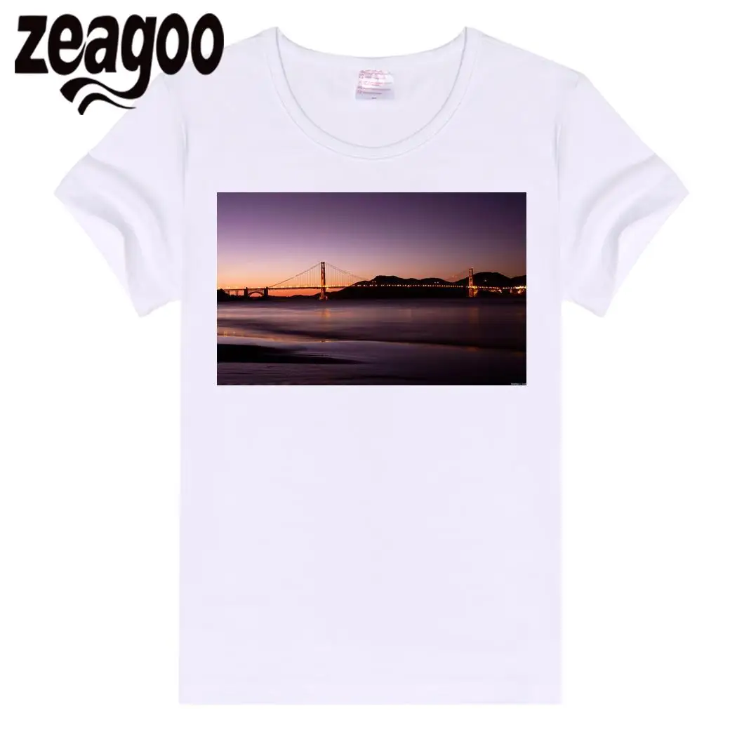 zeagoo Plain Casual Basic Women Crew Neck Slim Fit Soft Short Sleeve T-Shirt White Bridge 620 | Женская одежда