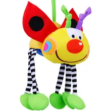 Очень милые погремушки для кровати с изображением счастливой божьей коровки, 1 шт., забавная Когнитивная игрушка в подарок для новорожденных