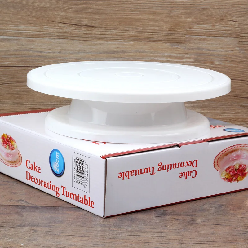 

AIWILL Rotary Cake Decorator 11 Inch Plastic Cake Decorator Turntable Cream Decorating Tools Baking Special