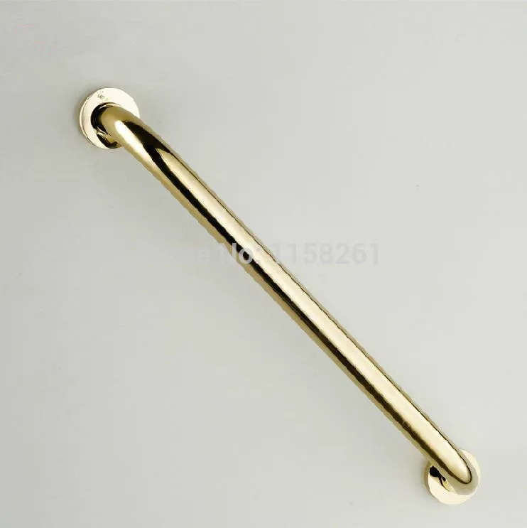 Grab Bars Gold Brass Wall Mounted Bathroom Armrest Handle Bathtub Grab