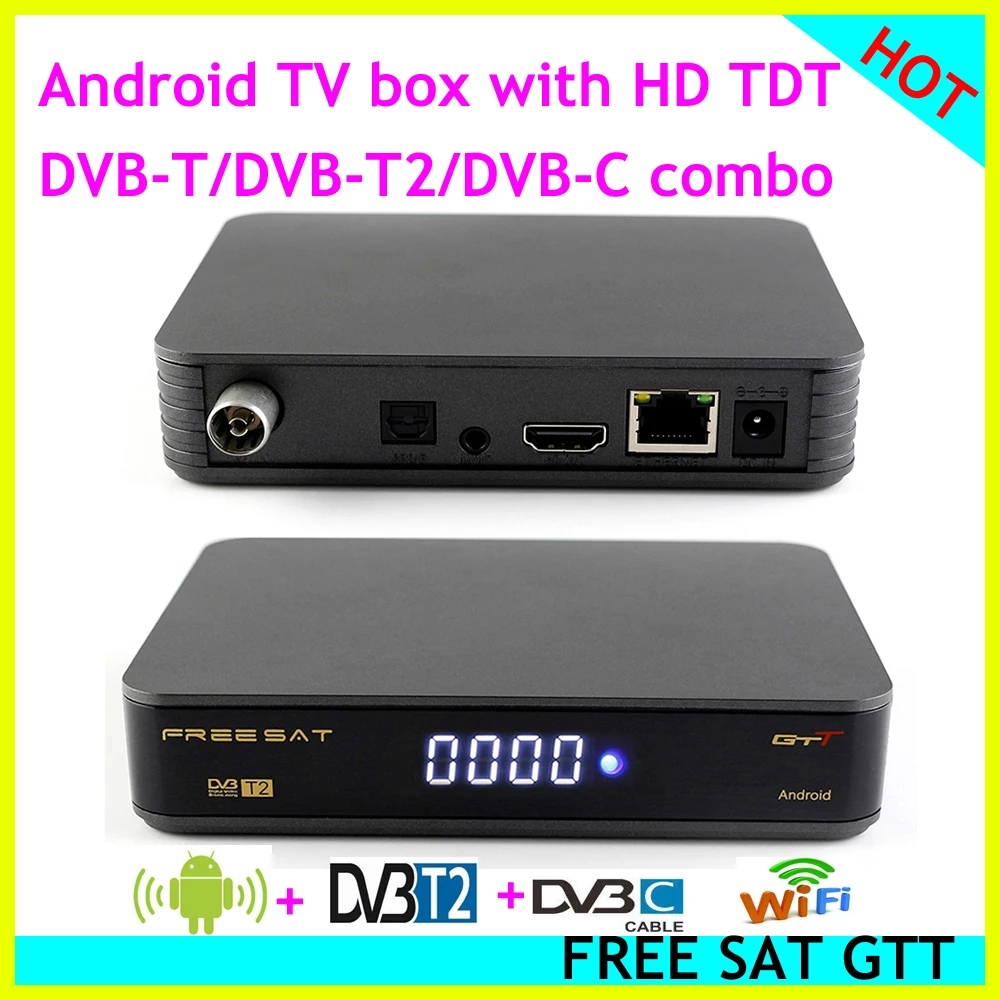 Buy [Genuine] freesat GTT android TV box Decoder HD