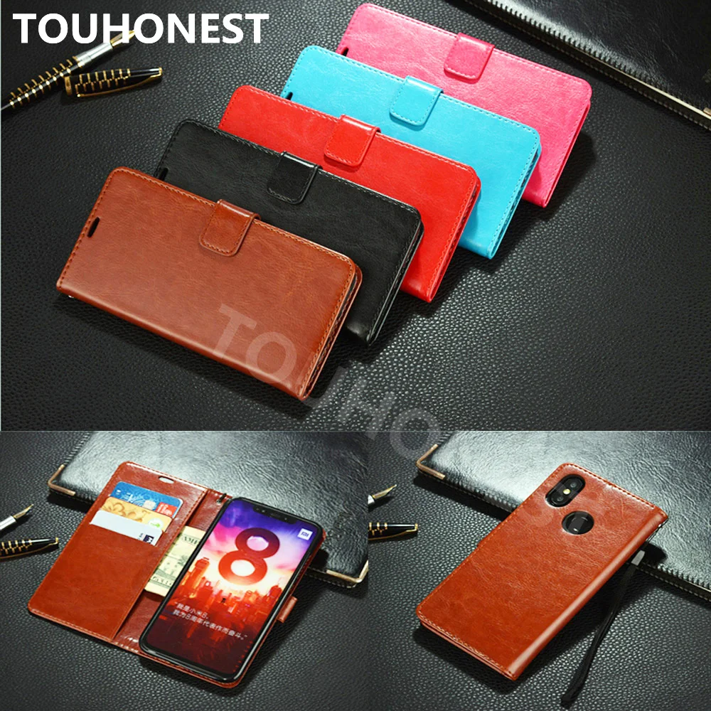 

Wallet Leather Case For Xiaomi Redmi Note 6 5 6A 5A 5 plus Note 4 4X S2 4A Coque for Xiaomi Mi A2 lite 8 lite SE Mi A1 MIX 2S F1