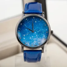 Reloj Luna Foto reloj Unisex Mujeres Hombres Reloj de Pulsera Reloj Pequeña Estrella Cielo Estrellado Espacio saat Reloj Regalo de Cumpleaños Especial