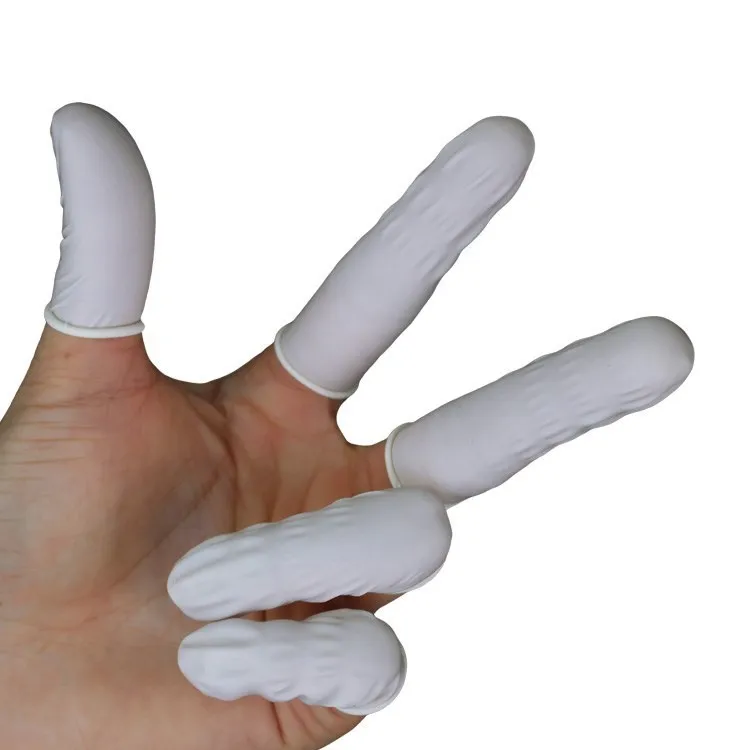 260 шт Упаковка безопасные пальчиковые кроватки для бровей ресницы напальчники практичные одноразовые антистатический резиновый латексный косметический инструмент для ногтей