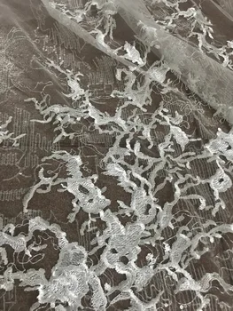 

unique CiCi-102712 french net lace fabric fashion french embroidered lace fabric for bridal dress