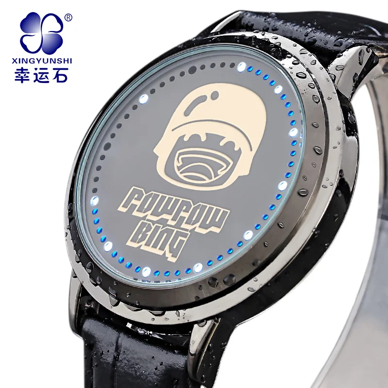 

POWPOWBING gold watch Reloj Hombre Top Brand Luxury Fashion Casual Watches Men Waterproof Digital Watch relogio masculino