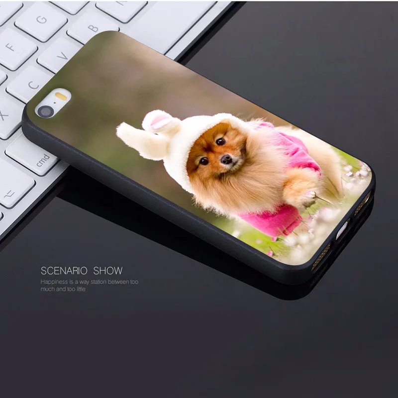 MaiYaCa Pomeranian dogs dog Colorful Cute Phone Accessories Case for Apple iPhone 8 7 6 6S Plus X XS XR XSMax 5 5S SE Cellphones MaiYaCa Pomeranian dogs dog Colorful Cute Phone Accessories Case for Apple iPhone 8 7 6 6S Plus X XS XR XSMax 5 5S SE Cellphones
