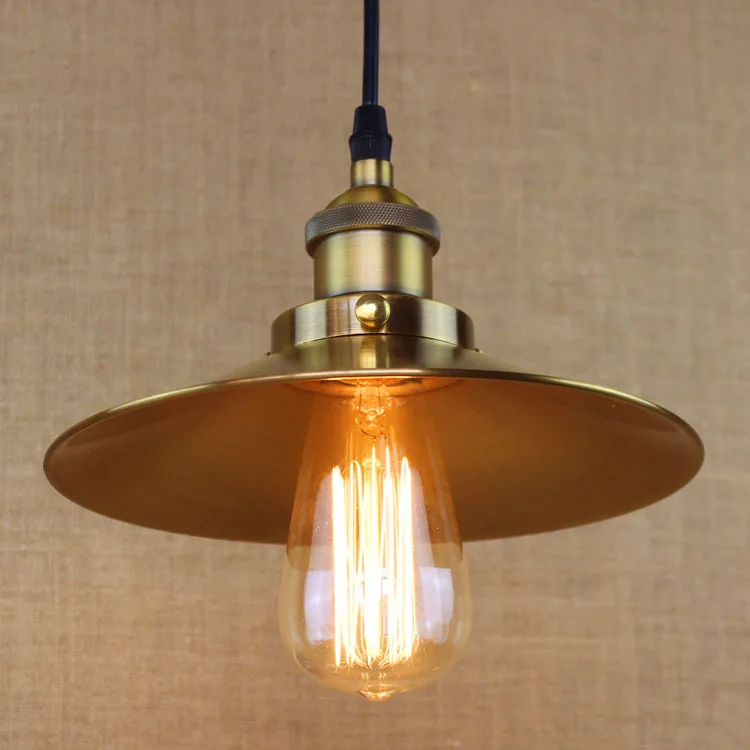 Lámpara colgante Industrial de estilo americano para dormitorio, lámpara colgante de hierro, iluminación para el hogar, iluminación Iluminacion Lustre