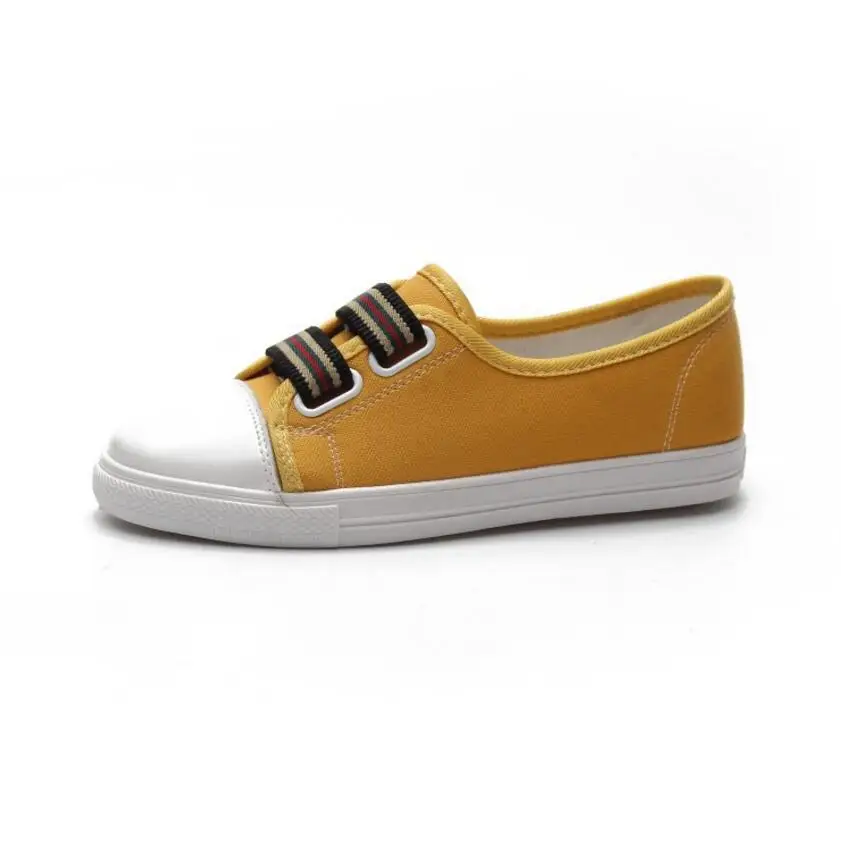 Chaussures Sur Mocassins Ballerines 2018 À Glissent Respirant Toile La Faible Noir Appartements L94 Casual or Profonde Mode Femmes Bouche blanc Peu dqAB0d