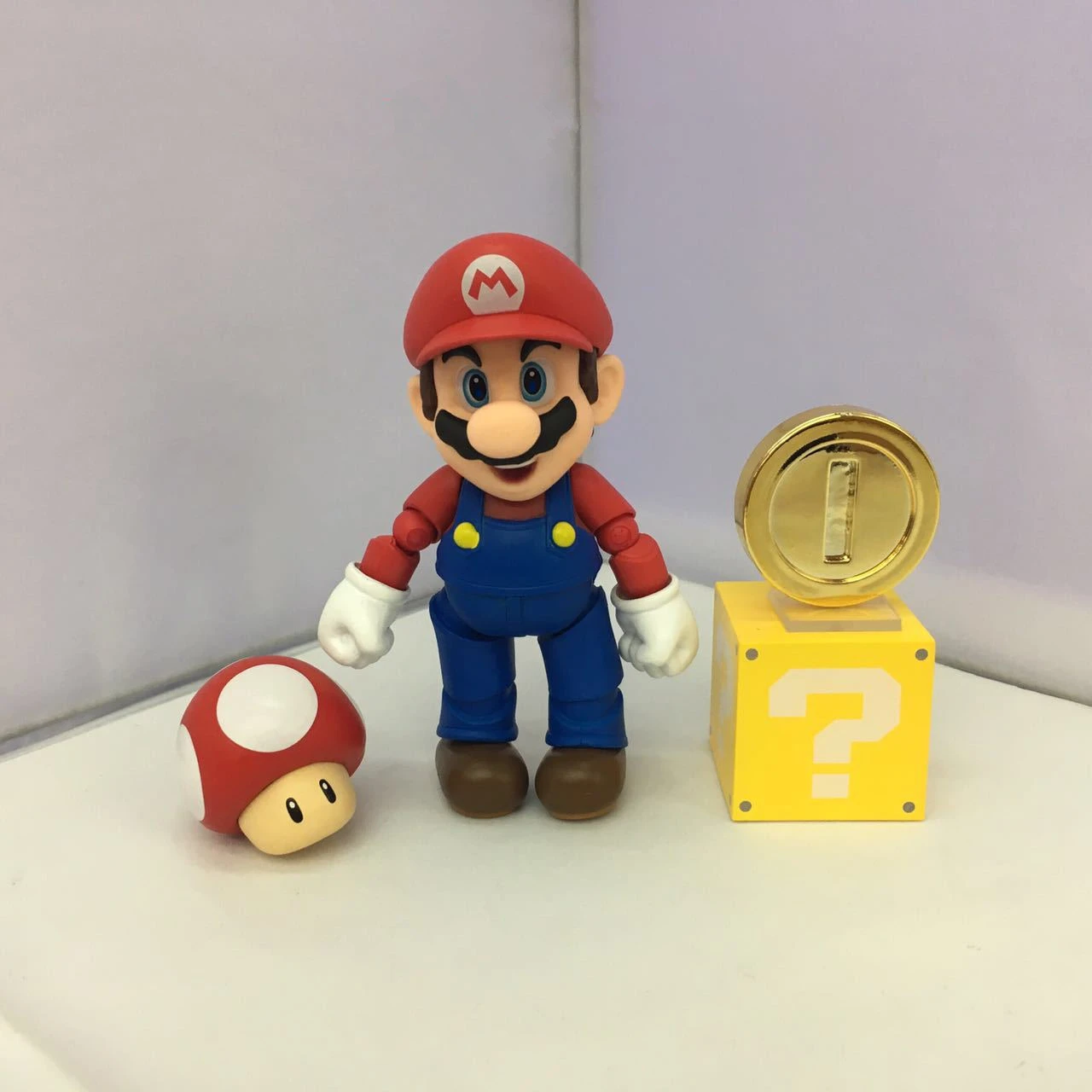 SHFiguarts Super Mario Bros Mario & Toad / Luigi & Koopa PVC Action Figure Collectible Model Toy 11cm KT3857 SHFiguarts Super Mario Bros Mario & Toad / Luigi & Koopa PVC Action Figure Collectible Model Toy 11cm KT3857