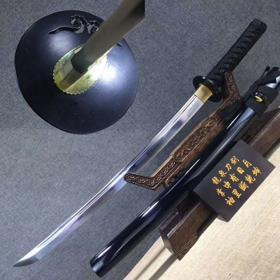 Handmade Japanese Sword Razor Sharp 1060 Manganese Steel Samurai Katana