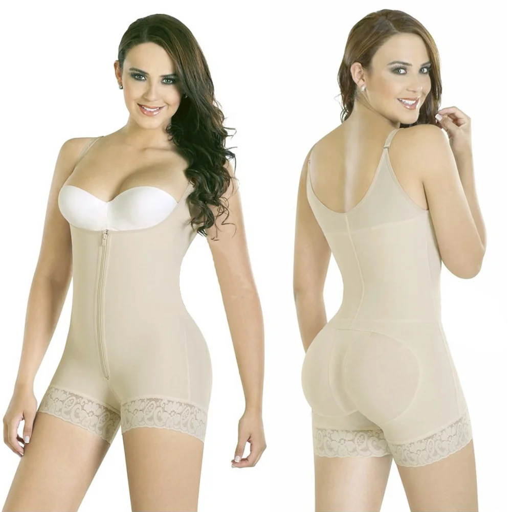Skup 2019 nowo Hot kobiety kolumbijskie ciała Shaper kompresji bielizna modelująca Body talii Shaper Butt Lifter MSK66