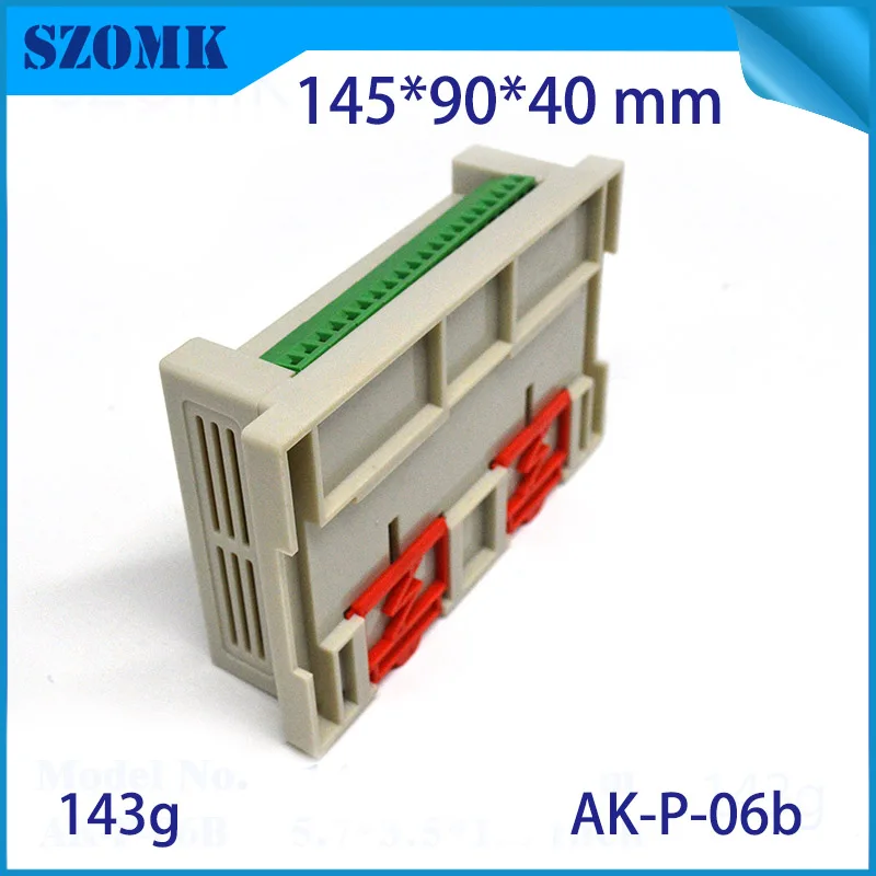 1 шт. черный цвет распределительная на дин-рейку корпус чехол для электроники 145* 90* 40 мм корпус для электроники