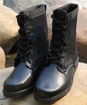 

Winter Autumn Men Military Boots Quality Special Force Tactical Desert Combat Ankle Boats Army Work Shoes Leather Snow Boots