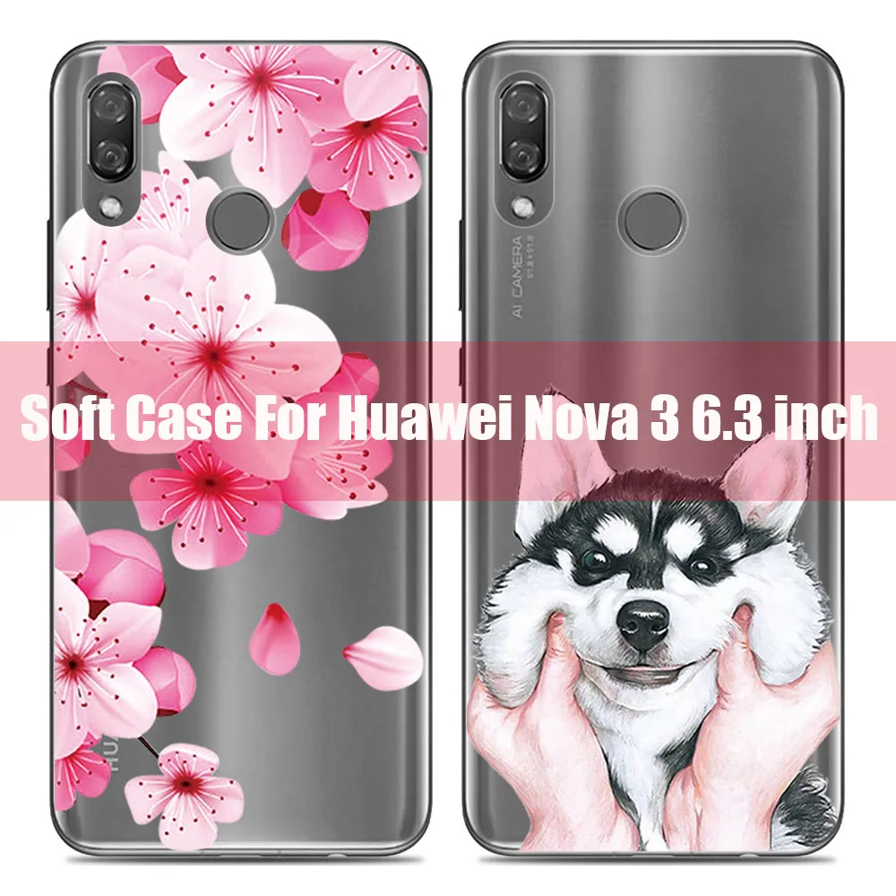 KHW1937_1_Colorful Soft Case for Huawei Nova 3 6.3 inch