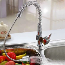 2015 Краны Torneira Cozinha Все Медь Pull-out Кухня Бассейна Кран Горячей И Холодной Поверхностное Натяжение Овощи Раковина Неэтилированный