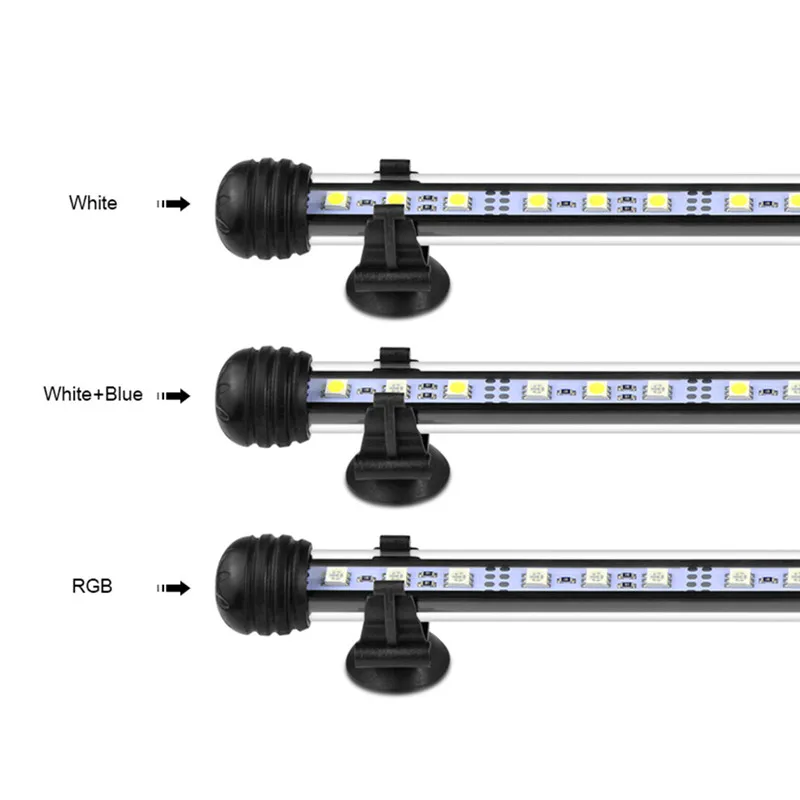 Светодиодный аквариум свет для аквариума украшения лампы 19/29/39/49 см RGB светодиодный Onderwater бар; сезон лето; Licht IP68 Водонепроницаемый завод светодиодный kweeklampen